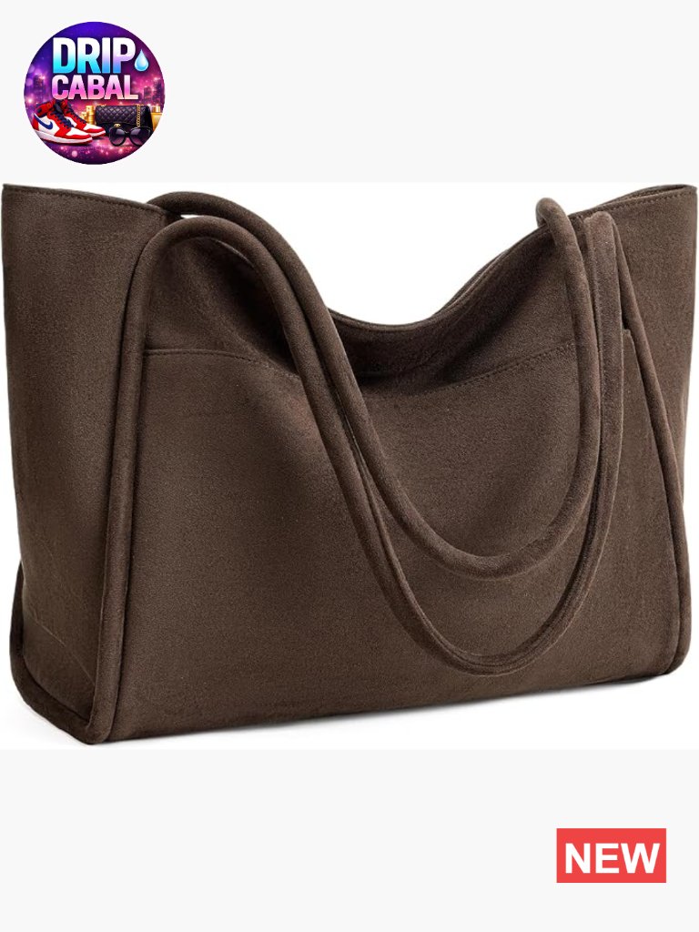 Vegan Leather Tote Bag For Women Work Zipper Shoulder Handbag Ladies Purse